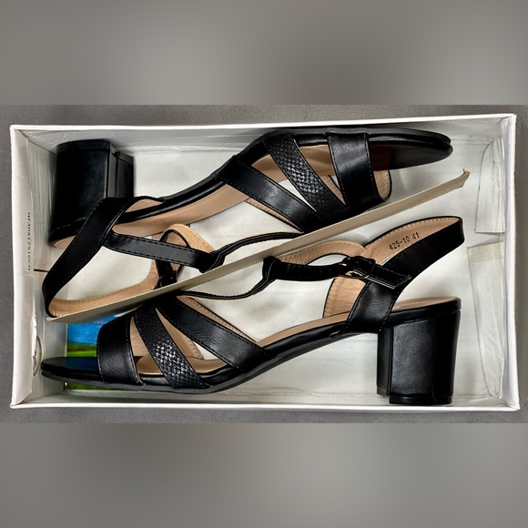 VINTAGE! BRAND NEW IN BOX! GENUINE FRENCH STYLE! BELLELI PARIS SANDALS! - Picture 6 of 8